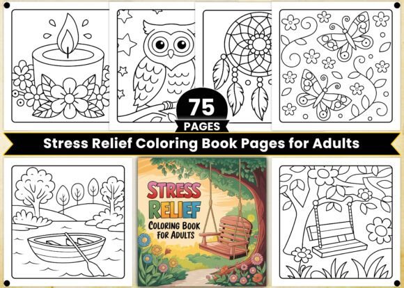 Download Stress Relief Coloring Pages for Adults - Premium Resources