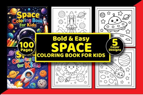 Download Space Coloring Pages for Kids - Premium Resources