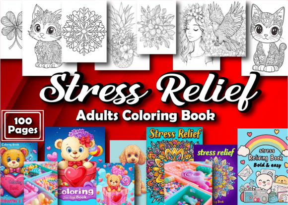 Download Stress Relief Coloring Book for Adults - Premium Resources