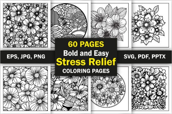 Download Stress Relief Coloring Book for Adults - Premium Resources