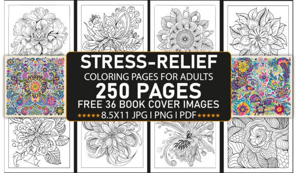 Download Stress Relief Coloring Book for Adults - Premium Resources