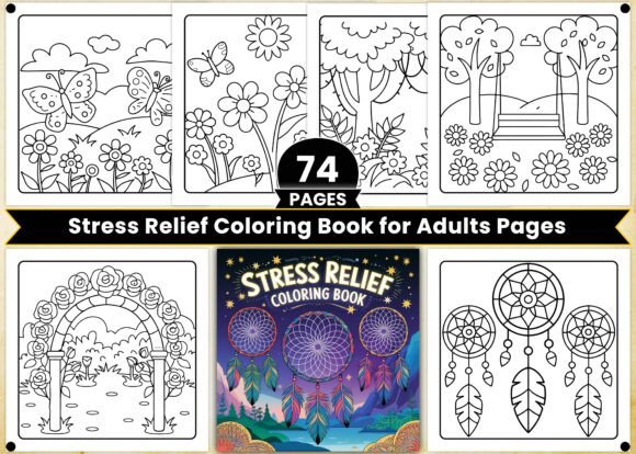 Download Stress Relief Coloring Book for Adults - Premium Resources