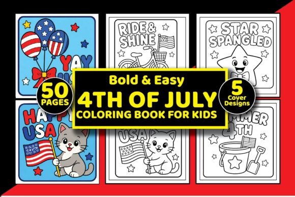 Download 4th of July Coloring Pages for Kids Book - Premium Resources